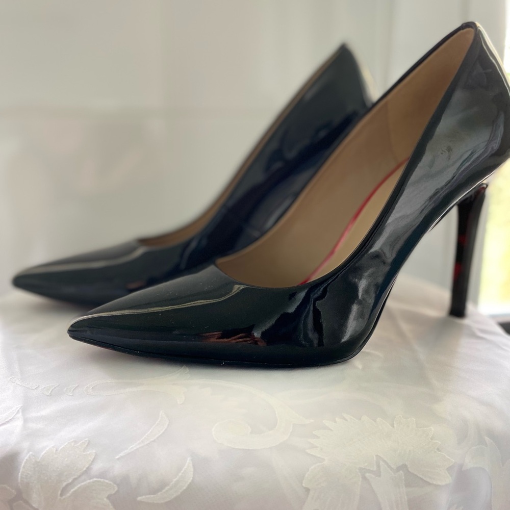 Elegant Black Patent Leather Heels